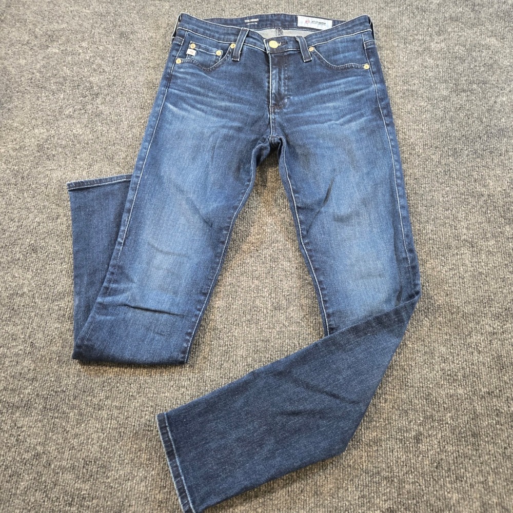AG Adriano Goldschmied The Prima Cigarette Leg Jeans 26R Year Classic Wash Luxe